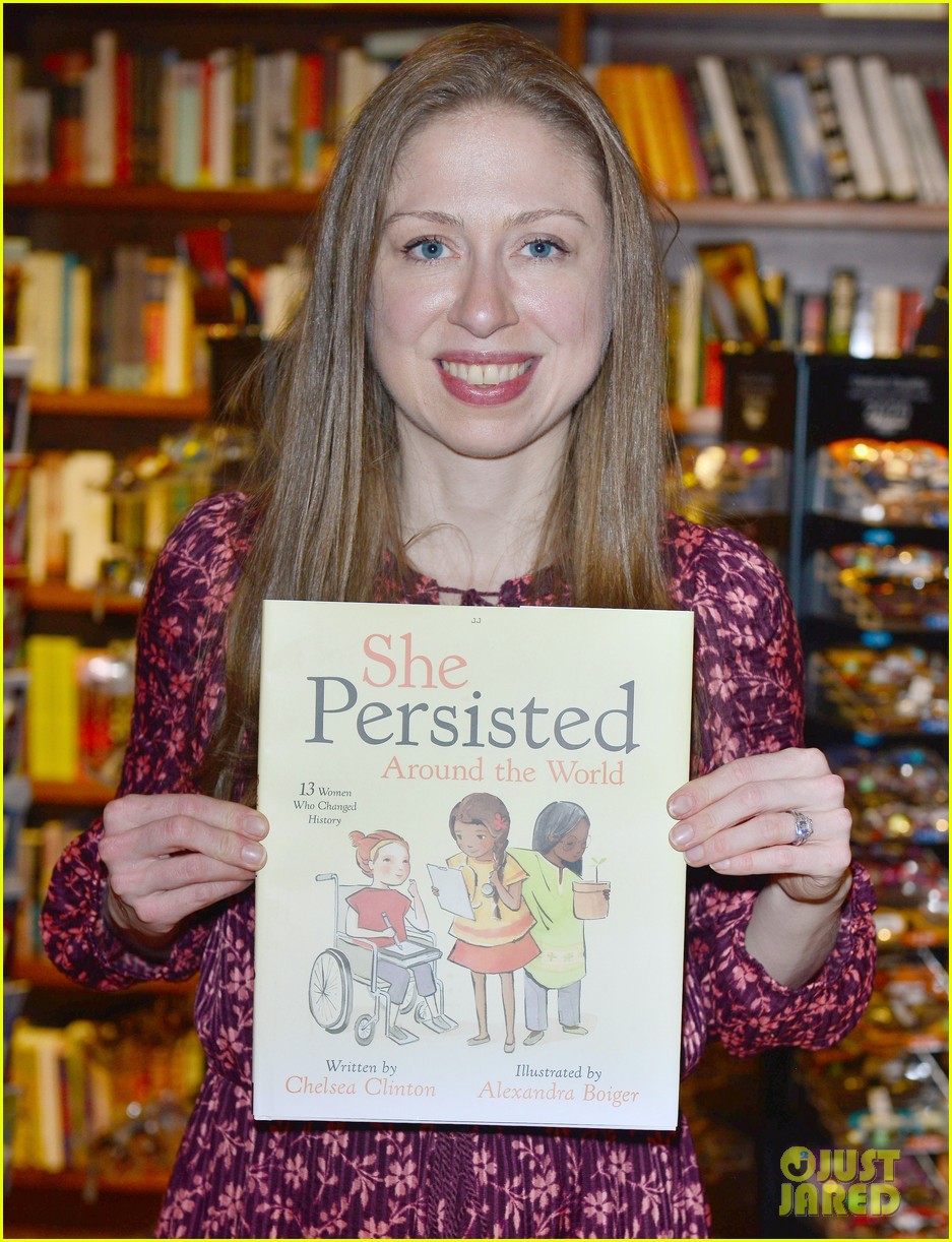Chelsea Clinton Signs Her New Book 'She Persisted Around The World' in