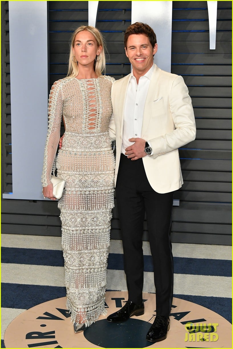 James Marsden & Girlfriend Edei Make Rare Red Carpet Appearance at Oscars Party! Photo 4045291
