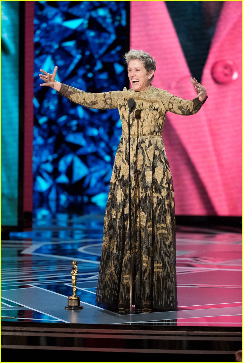 Frances McDormand Explains What an 'Inclusion Rider' is Backstage at