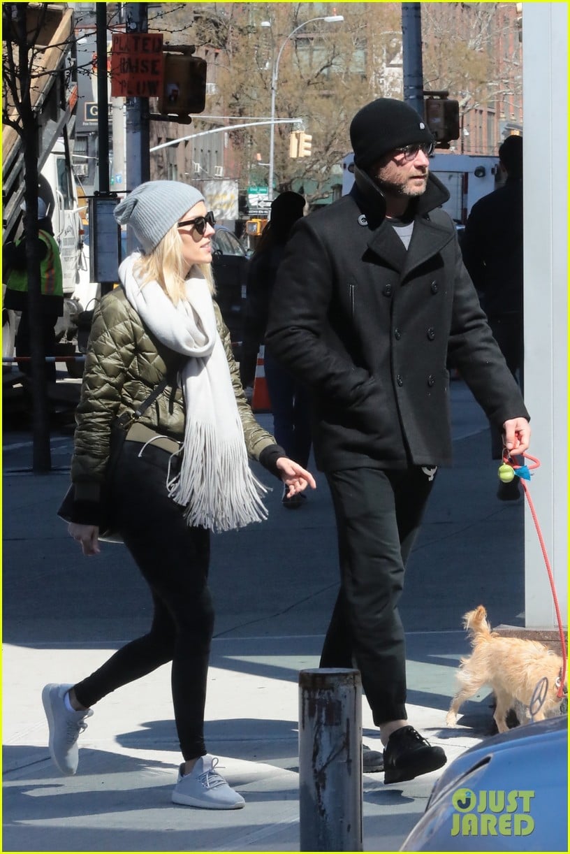 Liev Schreiber & Girlfriend Taylor Neisen Step Out for a Stroll in NYC