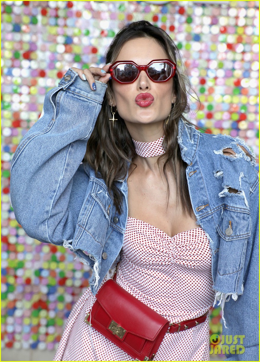 Alessandra Ambrosio Brings Variety Of Looks to Coachella! Photo