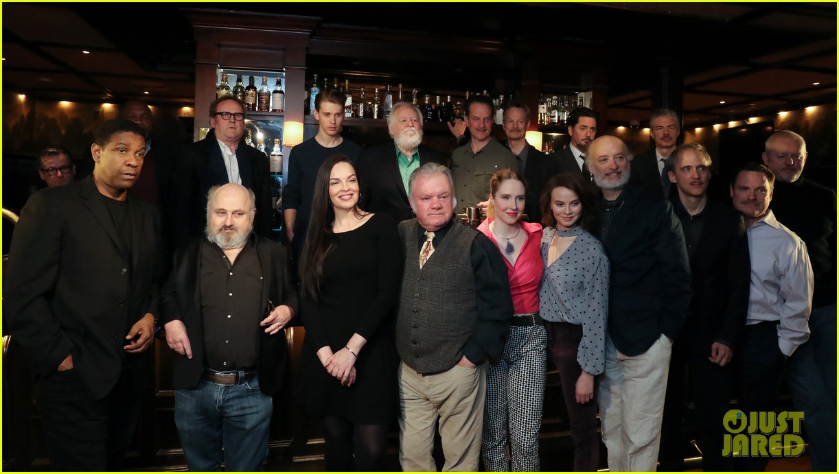 Denzel Washington & Austin Butler Attend 'Iceman Cometh' Photo Call