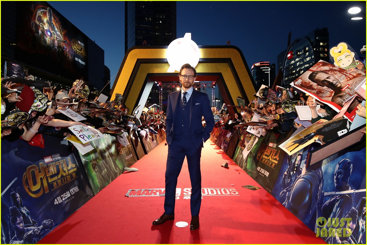 Tom Hiddleston, Benedict Cumberbatch & Tom Holland Premiere 'Avengers