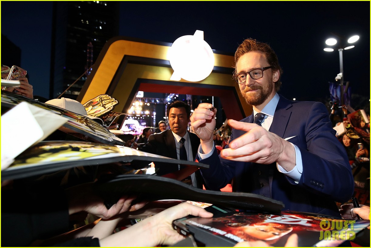 Tom Hiddleston, Benedict Cumberbatch & Tom Holland Premiere 'Avengers