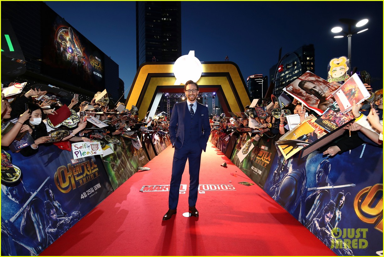 Tom Hiddleston, Benedict Cumberbatch & Tom Holland Premiere 'Avengers
