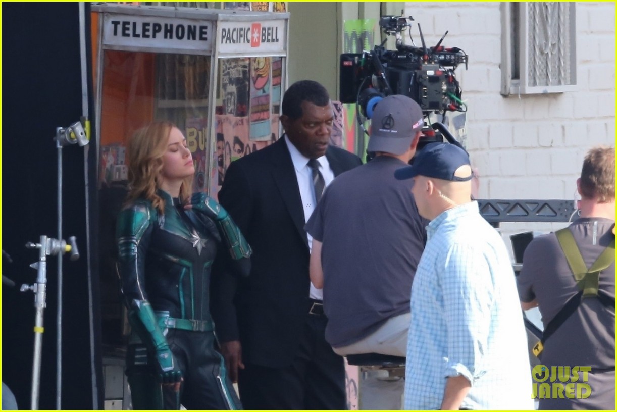Photo: samuel l jackson captain marvel brie larson nick fury 38 | Photo