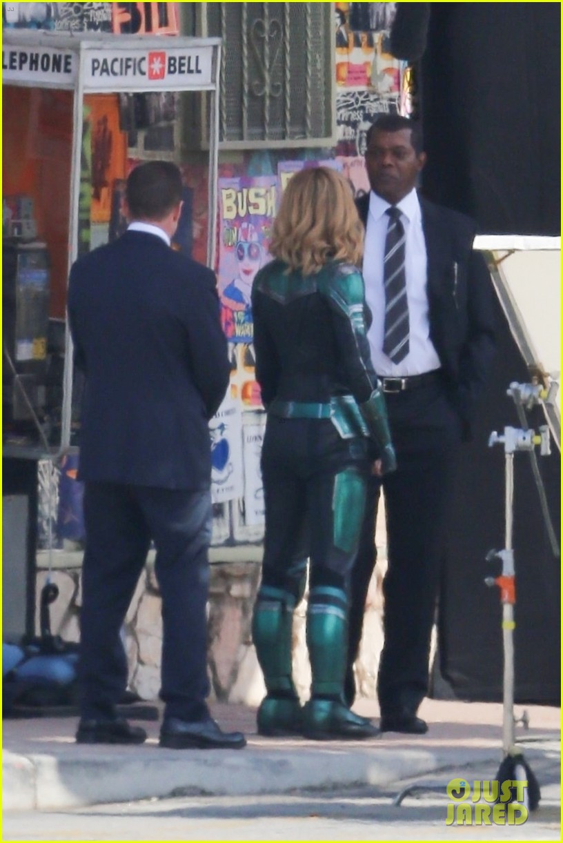 Photo: samuel l jackson captain marvel brie larson nick fury 71 | Photo