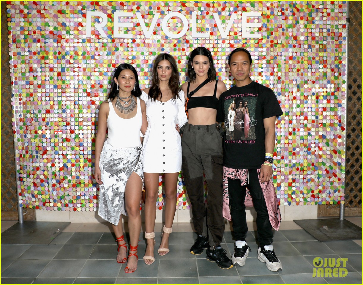 Photo: kendall jenner emily ratajkowski nicole richie revolve coachella