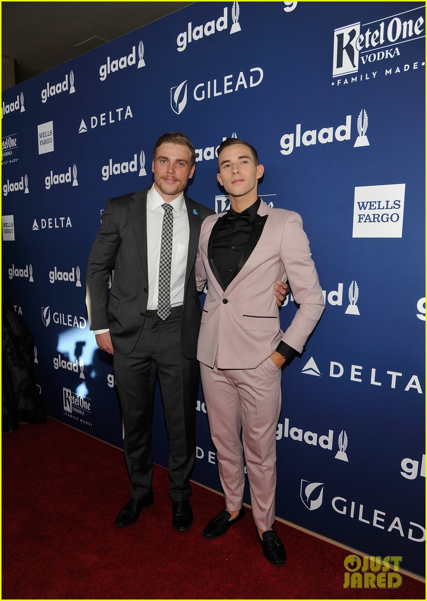 Gus Kenworthy & Adam Rippon Meet Britney Spears at GLAAD Media Awards