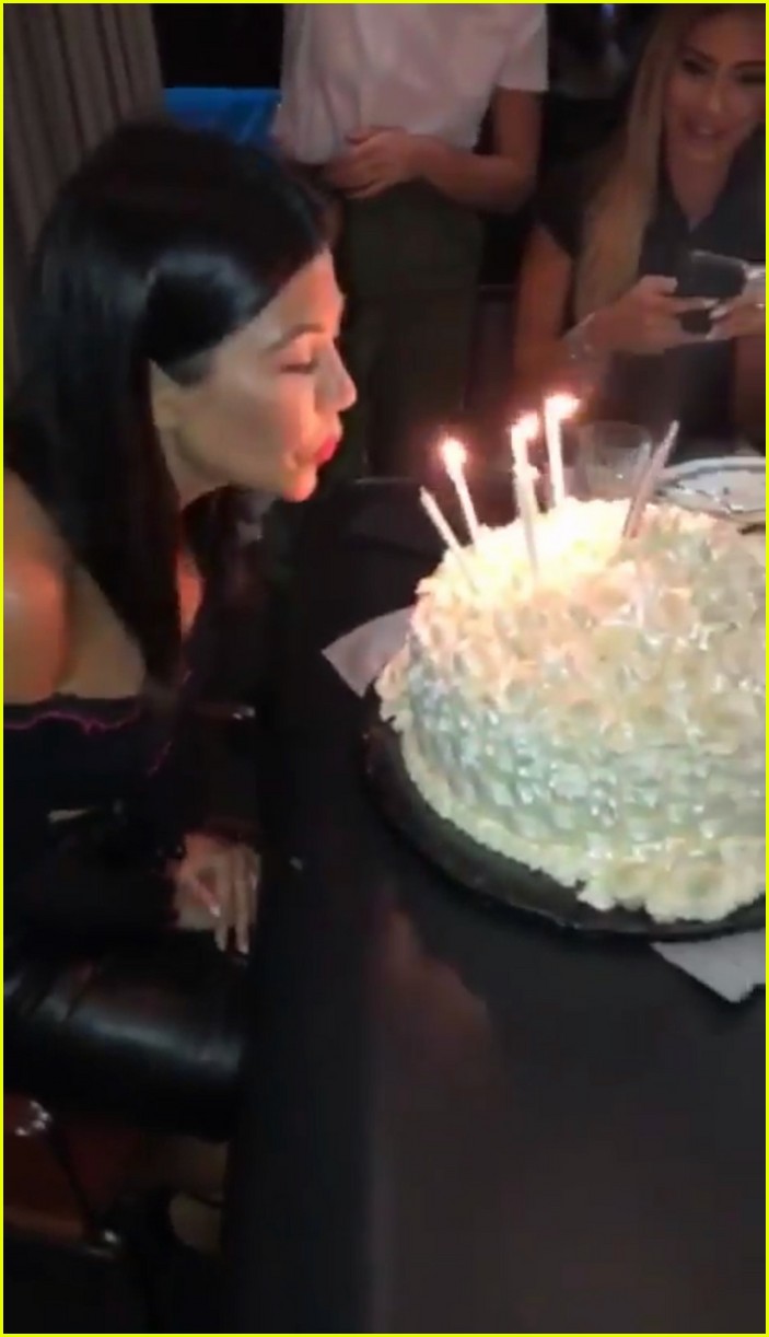 Kris Jenner Smokes a Cigarette, Delivers Speech for Kourtney Kardashian