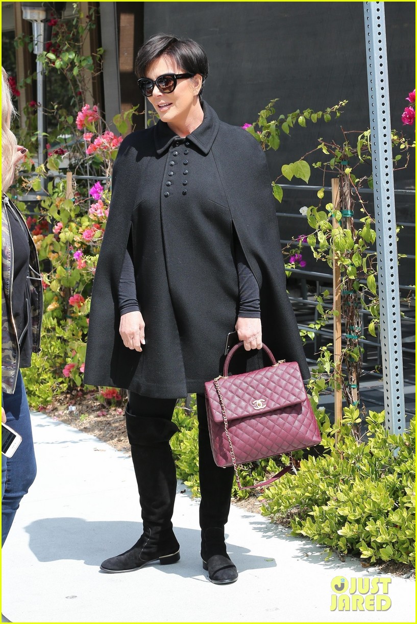 Kris Jenner & Scott Disick Go to Lunch Together While Filming 'KUWTK