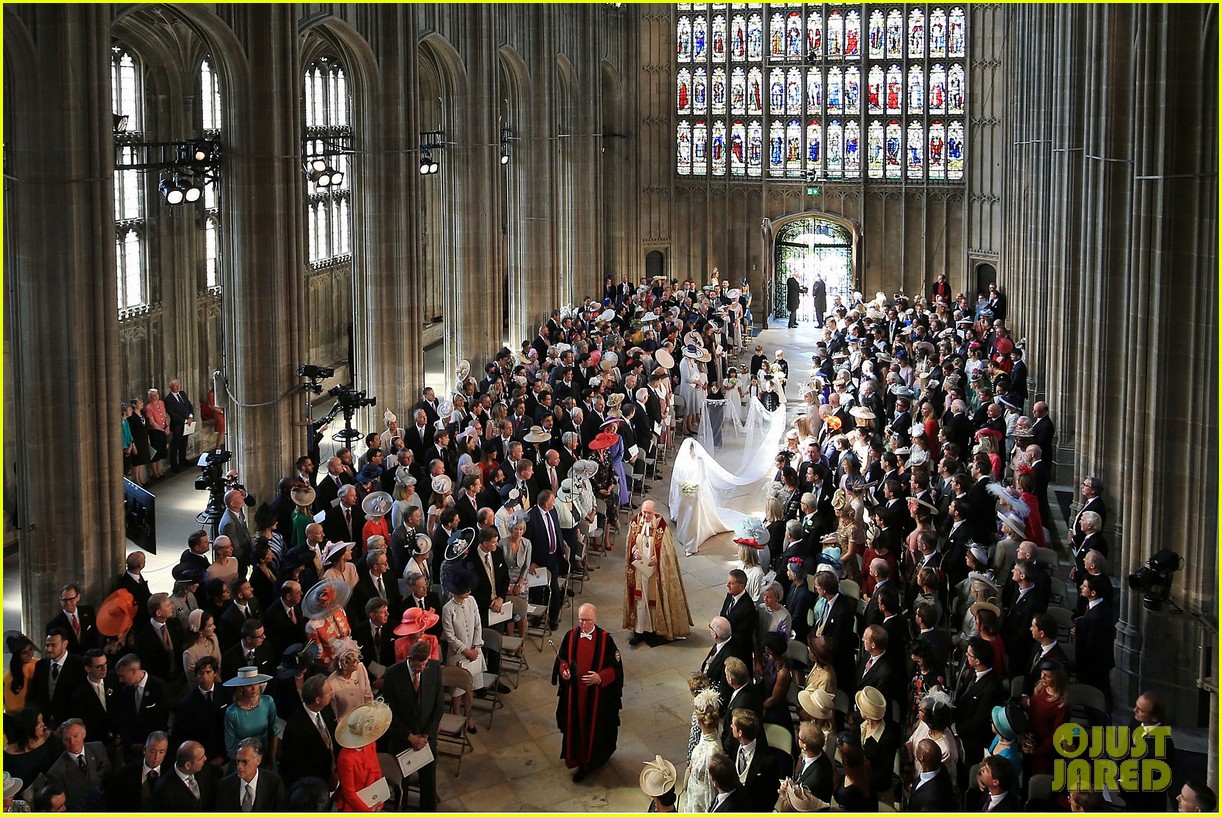 Prince Charles Walks Meghan Markle Down Aisle at Royal Wedding (Photos