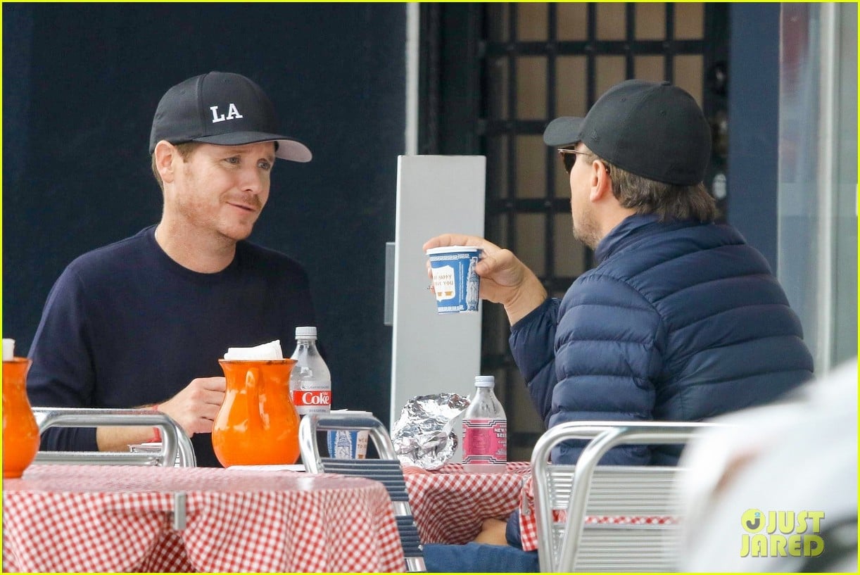 Leonardo DiCaprio and his longtime friend Kevin Connolly step out for a mea...