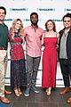 frozen broadway cast get together to promote album at siriusxm 05