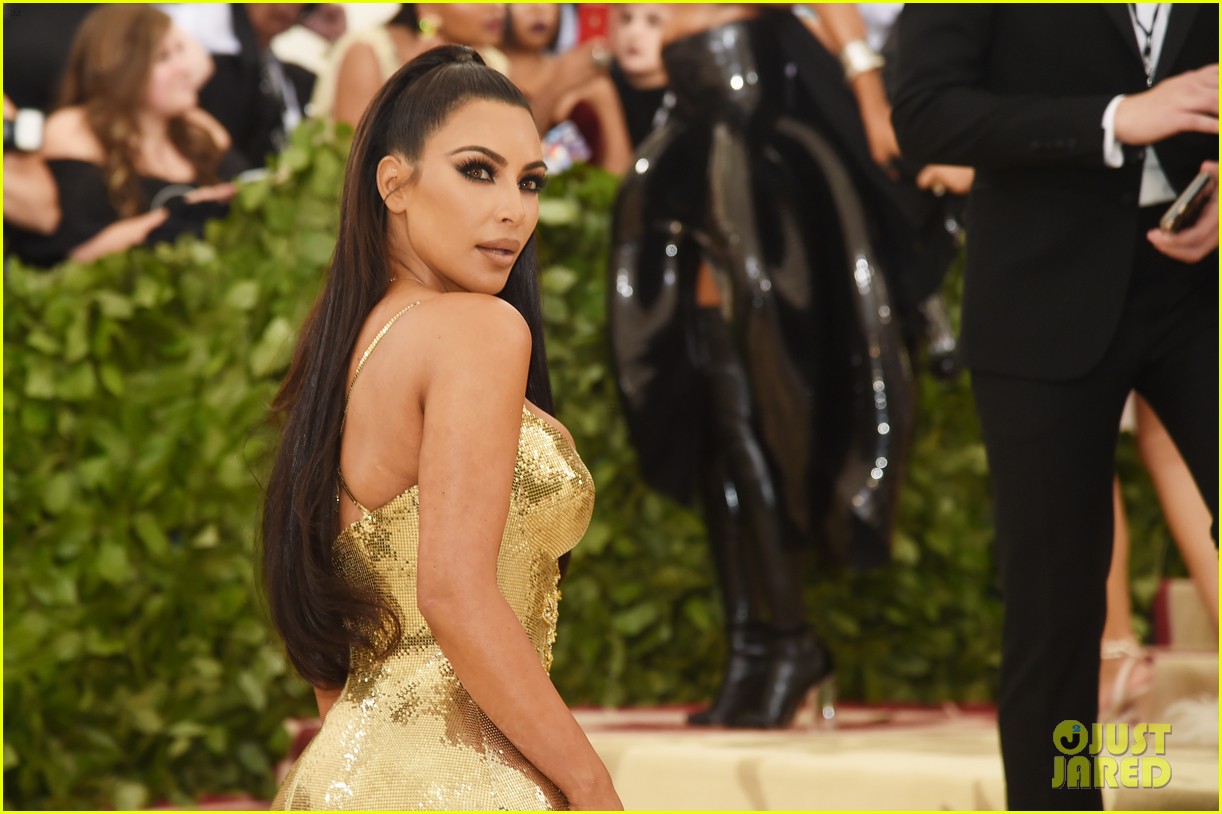 See How Katy Perry Helped Kim Kardashian's Met Gala 2018 Look Come