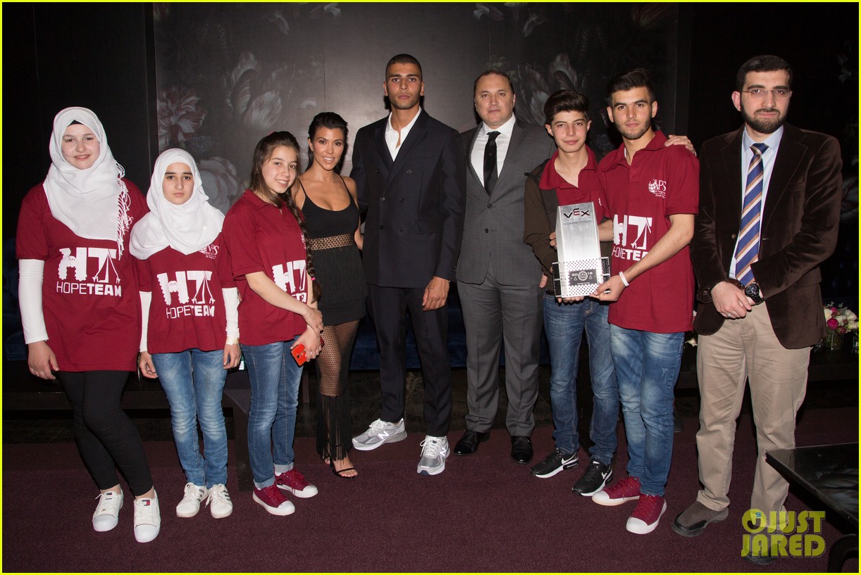 Kourtney Kardashian Holds Hands with Boyfriend Younes Bendjima for Rare