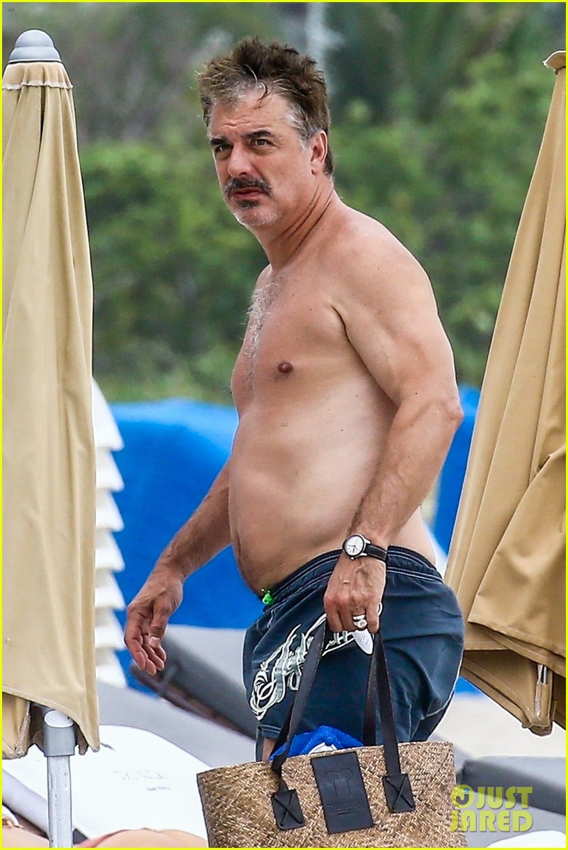 Chris Noth Goes Shirtless on the Beach During Miami Vacation! chris noth go...
