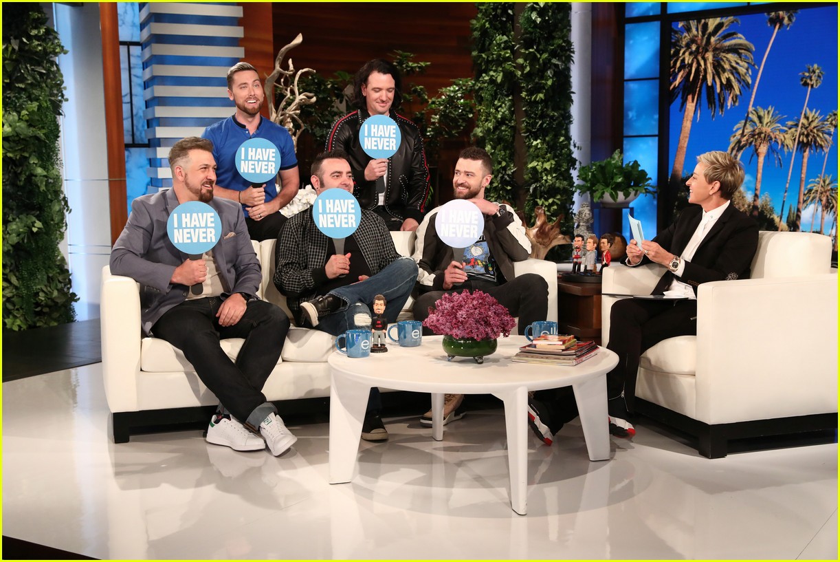 *NSYNC Plays 'Never Have I Ever' During Surprise Appearance on 'Ellen