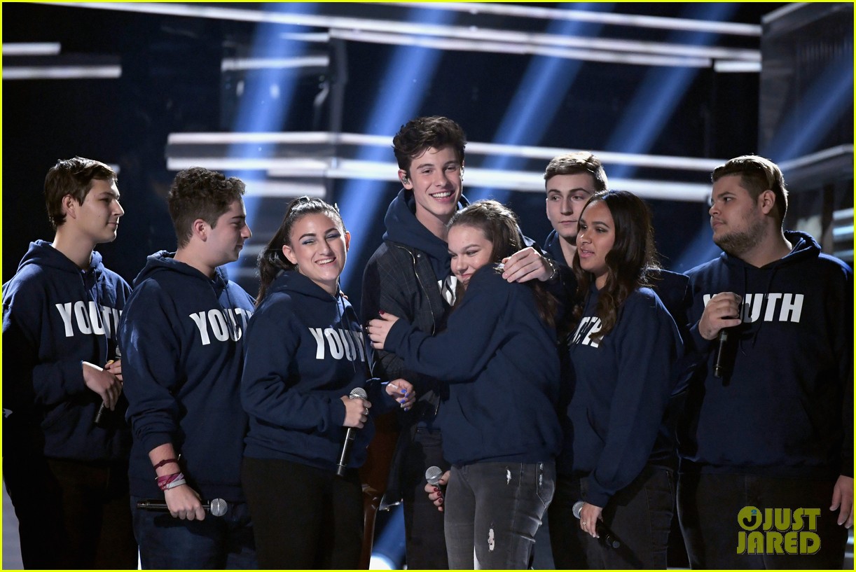 Shawn Mendes & Khalid Perform with MSD Students at Billboard Music