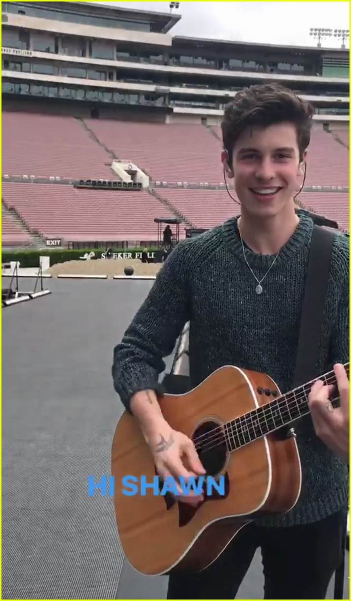 Taylor Swift Sings with Special Guest Shawn Mendes at Pasadena Tour