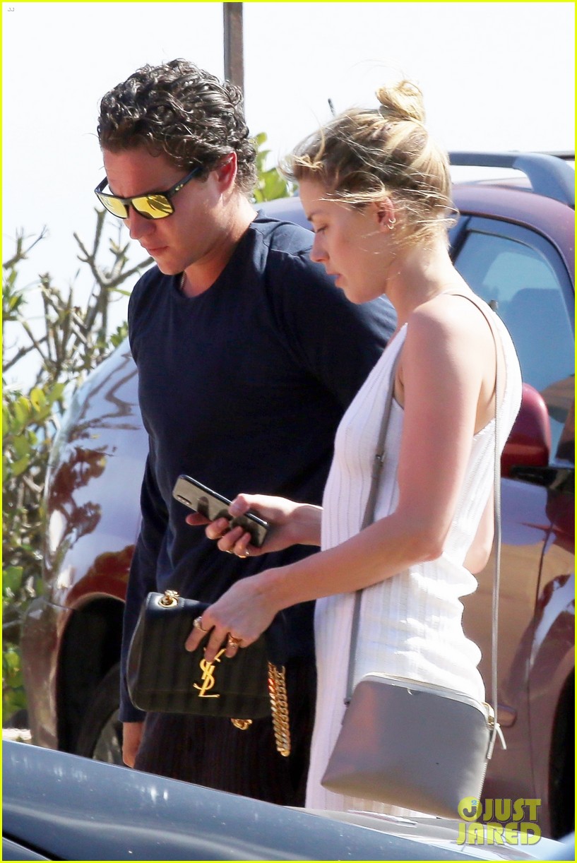 Amber Heard Joins Rumored Boyfriend Vito Schnabel For Dinner in Malibu