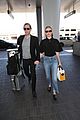 kate bosworth michael polish hold hands at lax airport 05