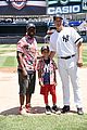 taye diggs celebrates fathers day with son walker at yankees game 03