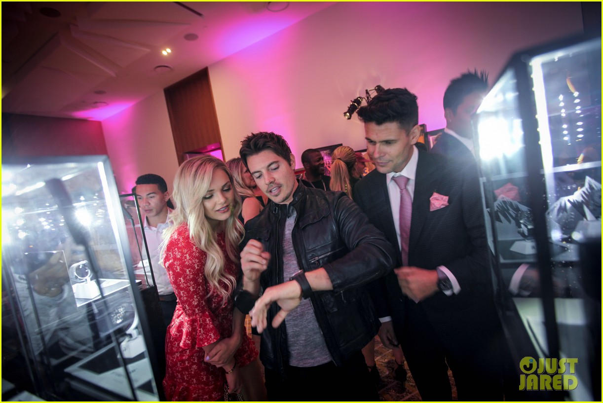 Josh Henderson & Girlfriend Oana Gregory Enjoy a Date Night at The