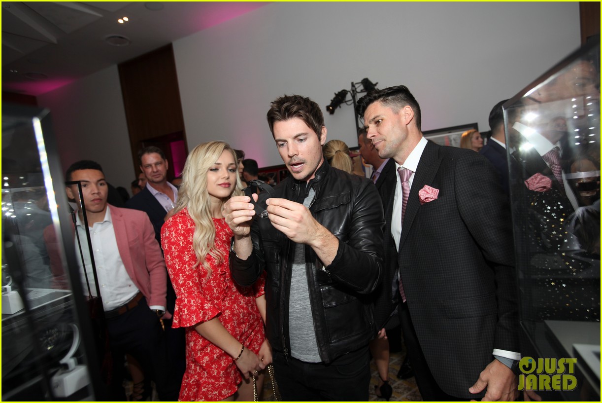 Josh Henderson & Girlfriend Oana Gregory Enjoy a Date Night at The