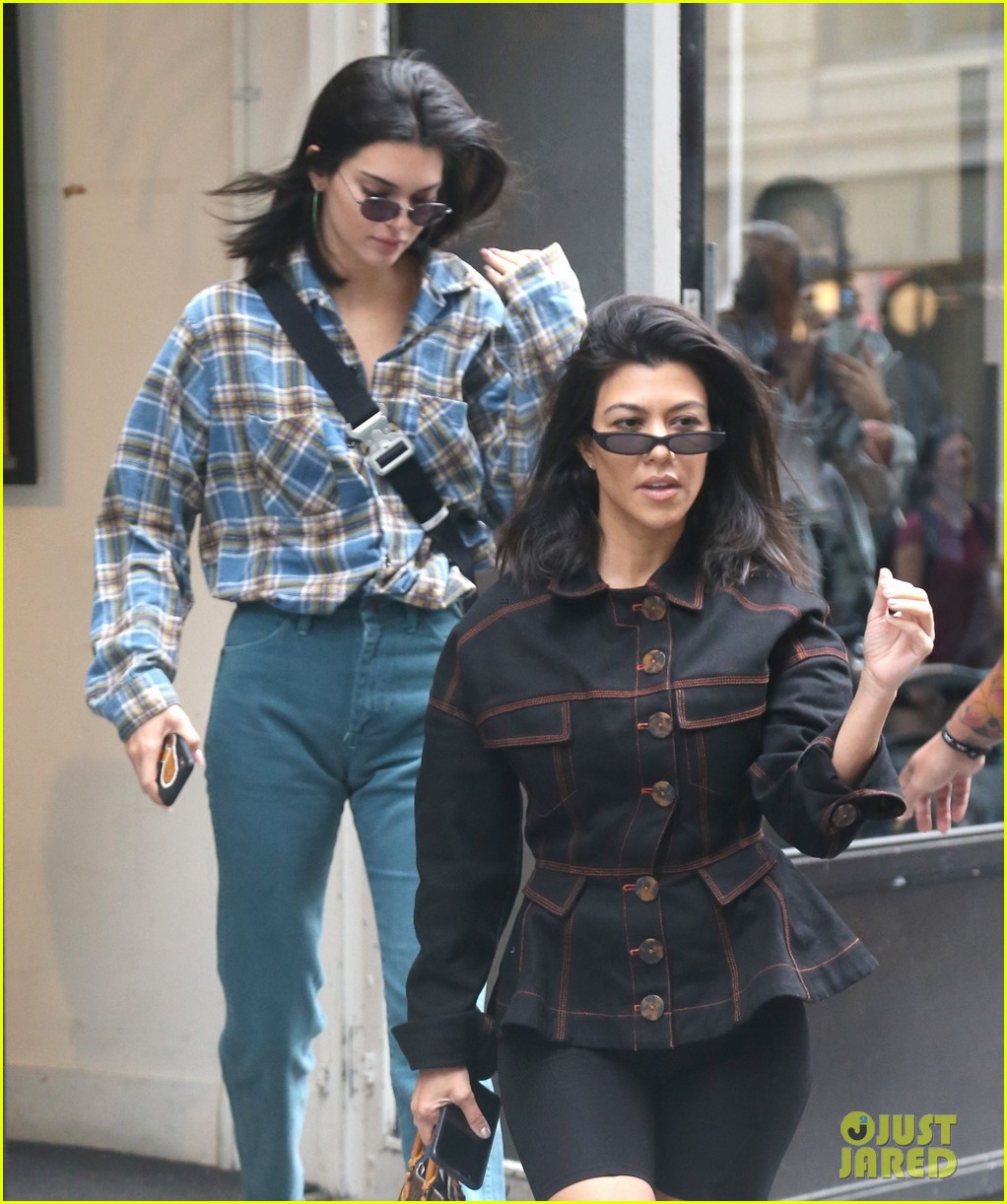 Kendall Jenner & Kourtney Kardashian Spend Time Together in New York