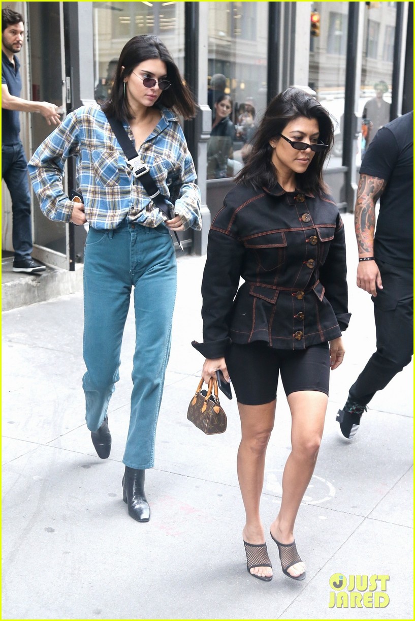 Kendall Jenner & Kourtney Kardashian Spend Time Together in New York