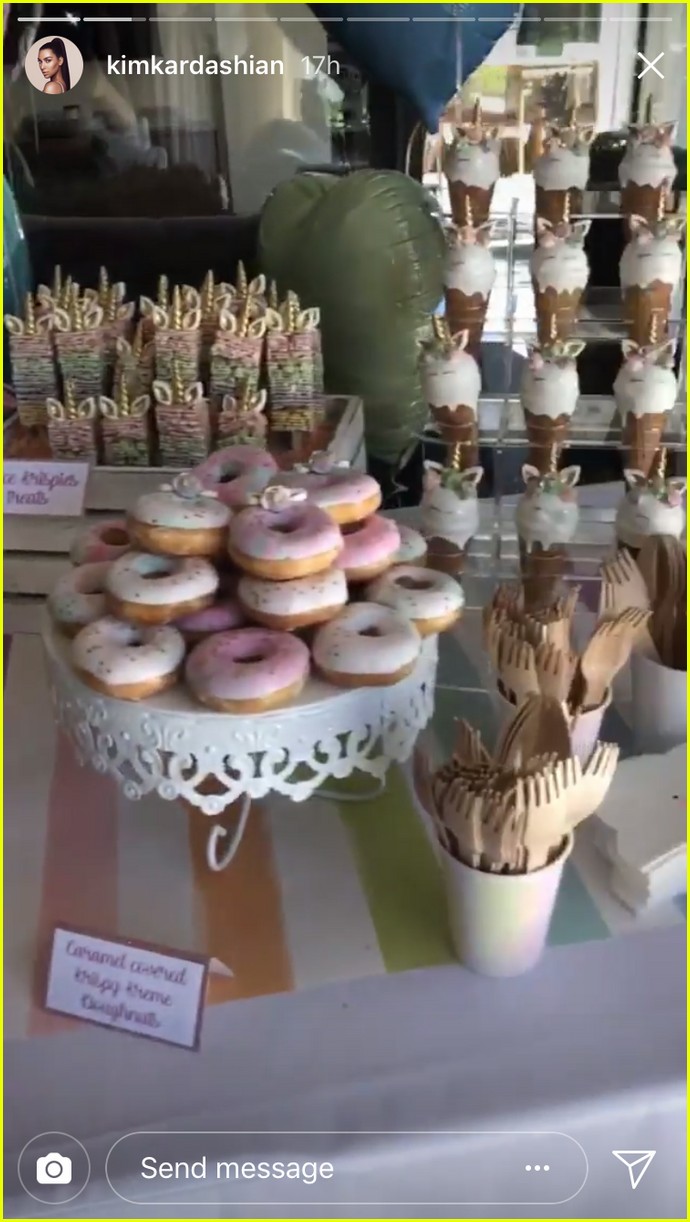 North West & Penelope Disick Have UnicornThemed Birthday Party! Photo