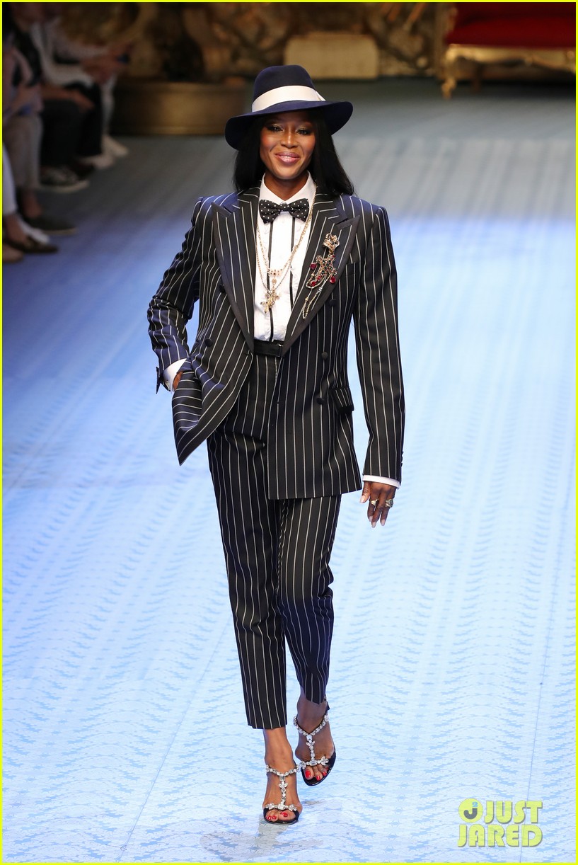 Naomi Campbell Suits Up To Walk Dolce&Gabbana Men's Runway : Photo 4103249  | Cameron Dallas, Naomi Campbell, Nash Grier, Tinie Tempah Pictures | Just  Jared