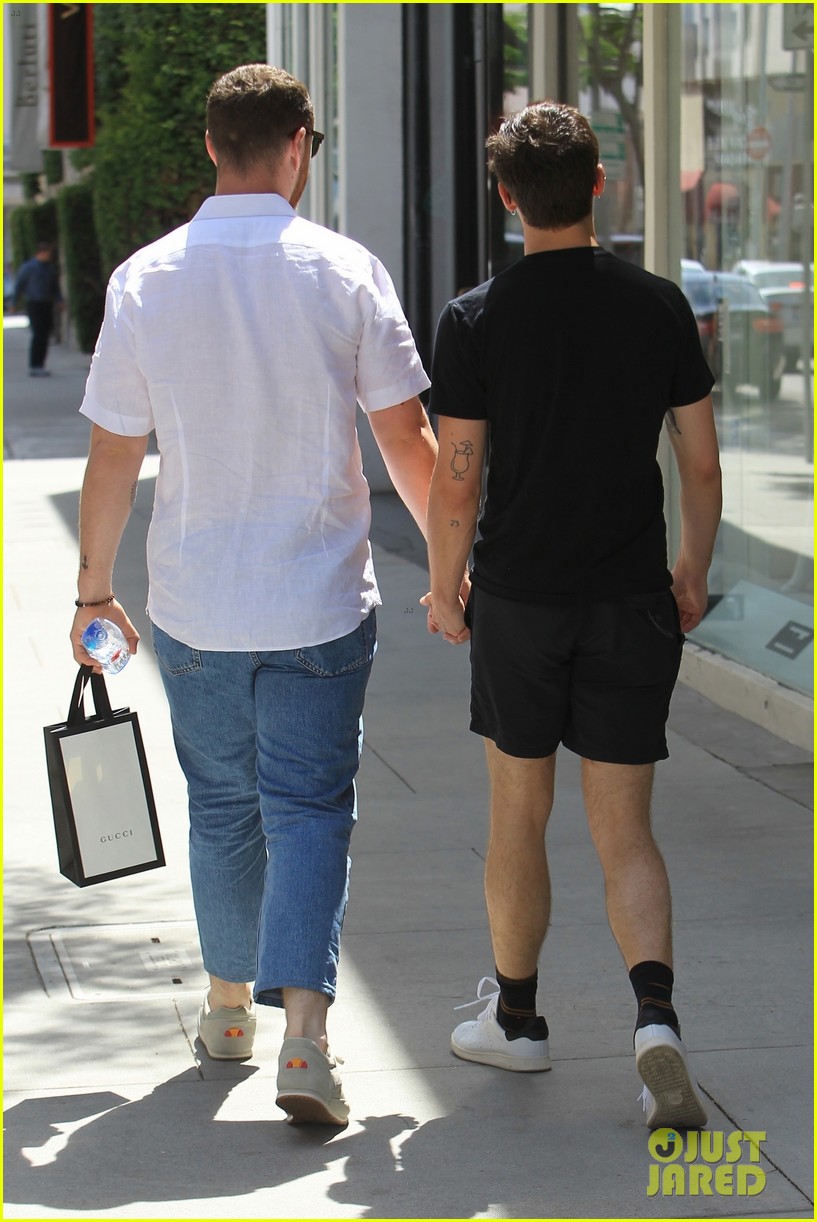 Sam Smith & Boyfriend Brandon Flynn Hold Hands for Rodeo Drive Shopping...