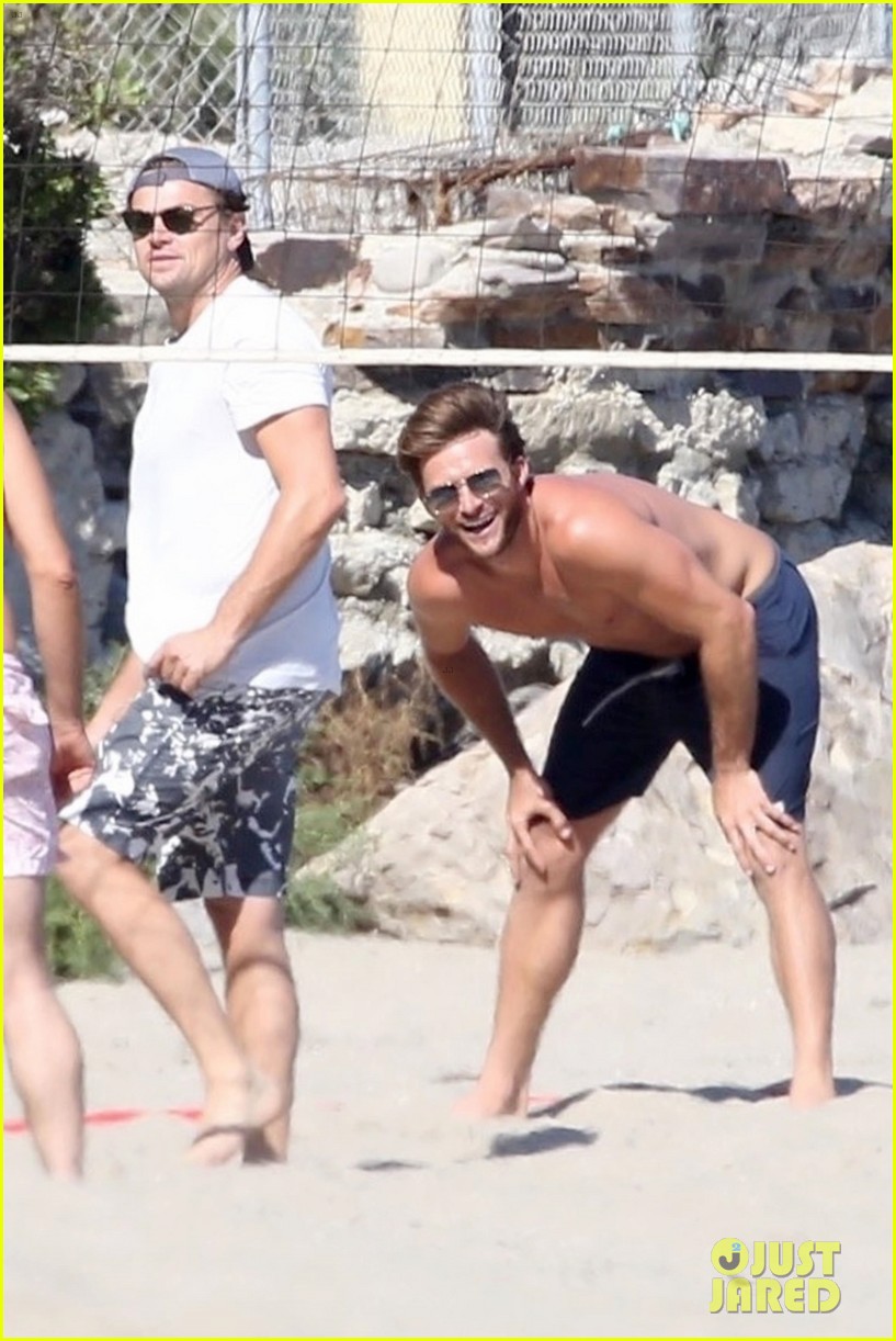 Leonardo DiCaprio Adds Scott Eastwood to His Volleyball Squad! Photo