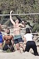 leonardo dicaprio ansel elgort beach volleyball 11