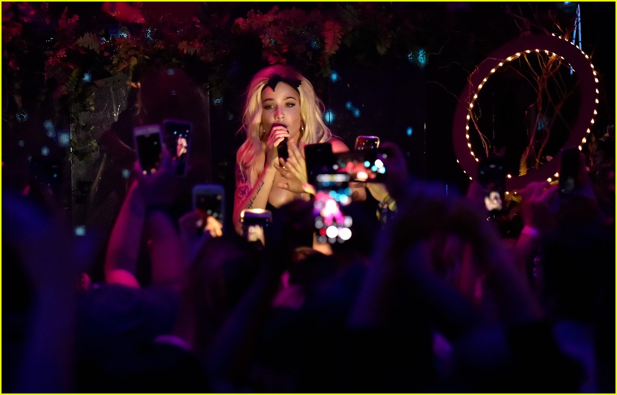 Halsey Performs at Playboy's Midsummer Night's Dream Party in Las Vegas