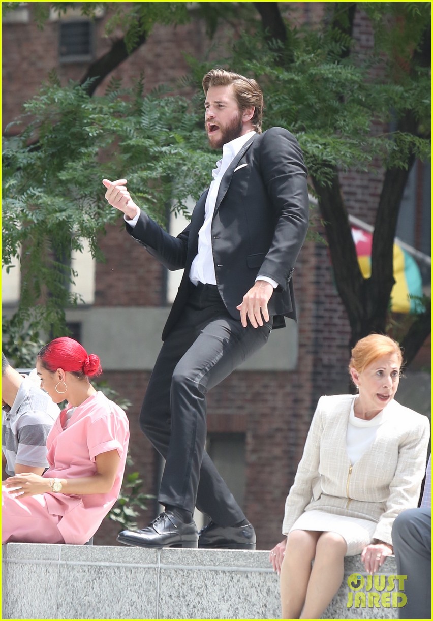 Photo: liam hemsworth and priyanka chopra film dancing scene for isnt