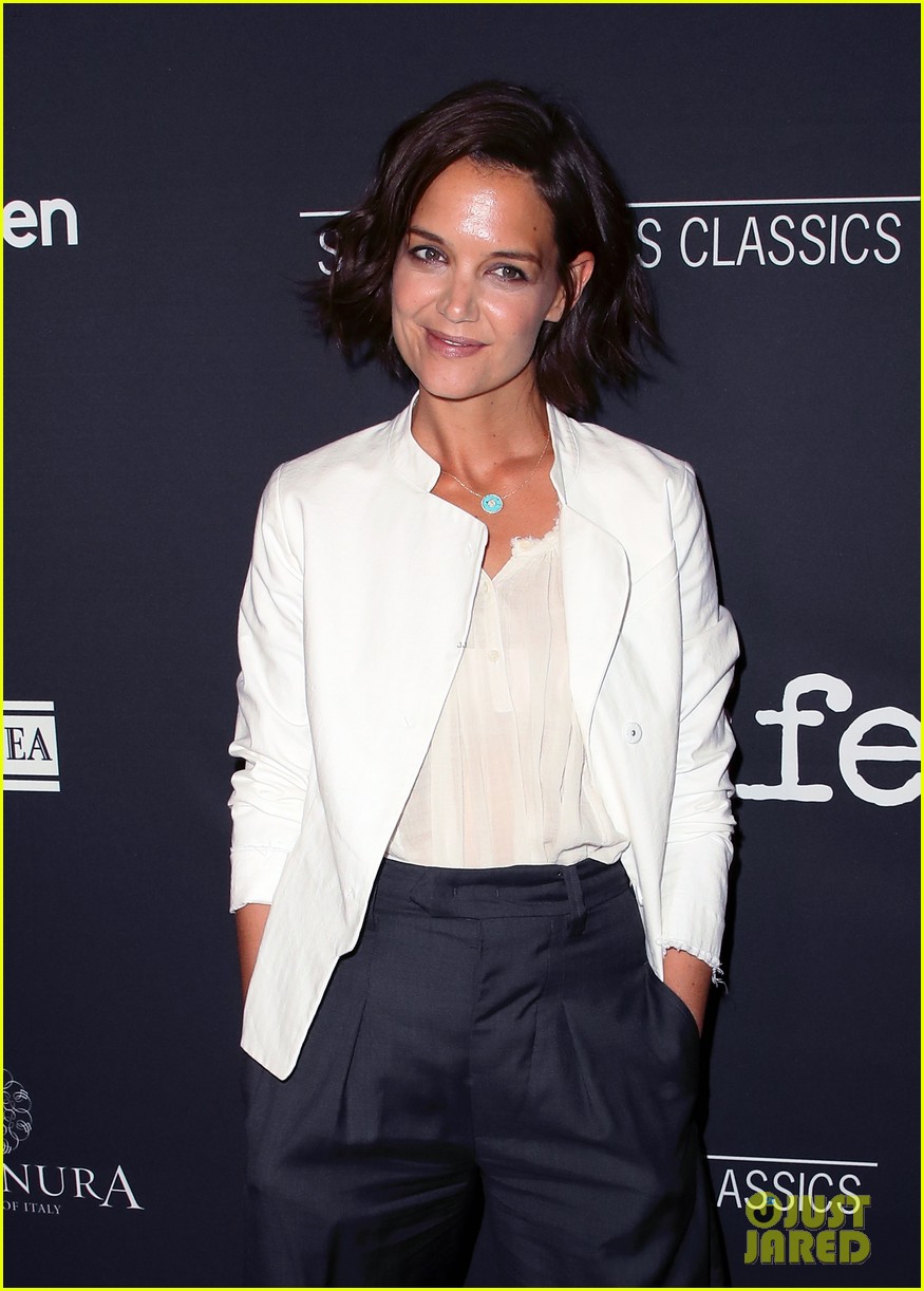 Photo: katie holmes supports christian slater and glenn close at the