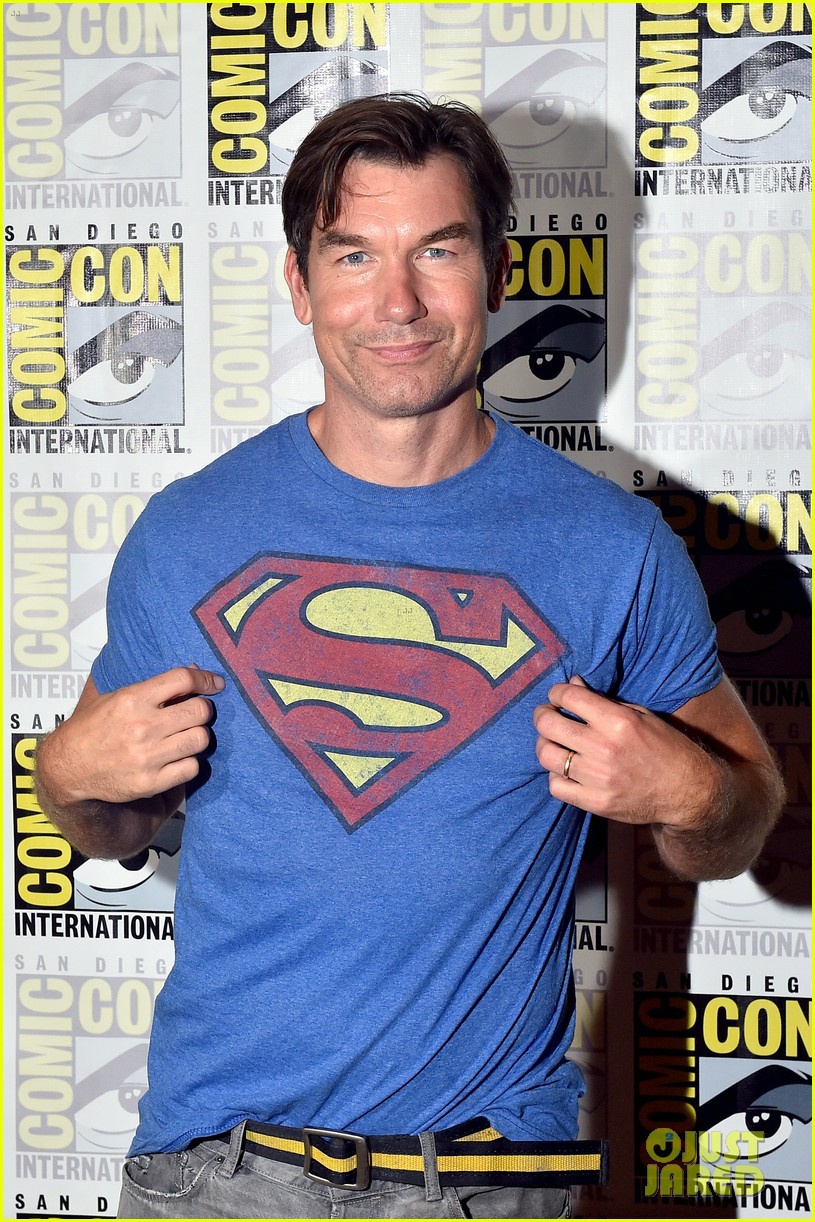 Photo: jerry oconnell rebecca romijn comic con death of superman 14