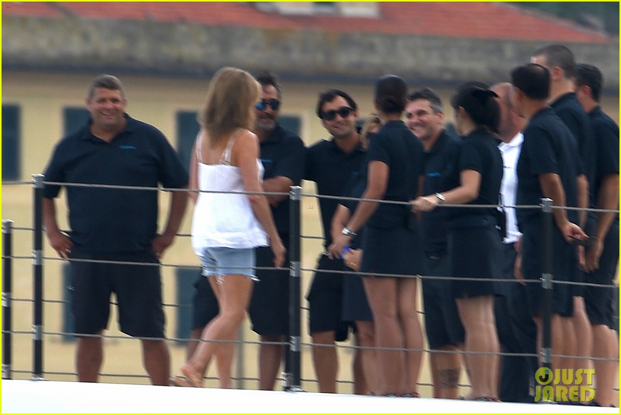 Jennifer Aniston, Adam Sandler, & Luke Evans Film 'Murder Mystery' On a