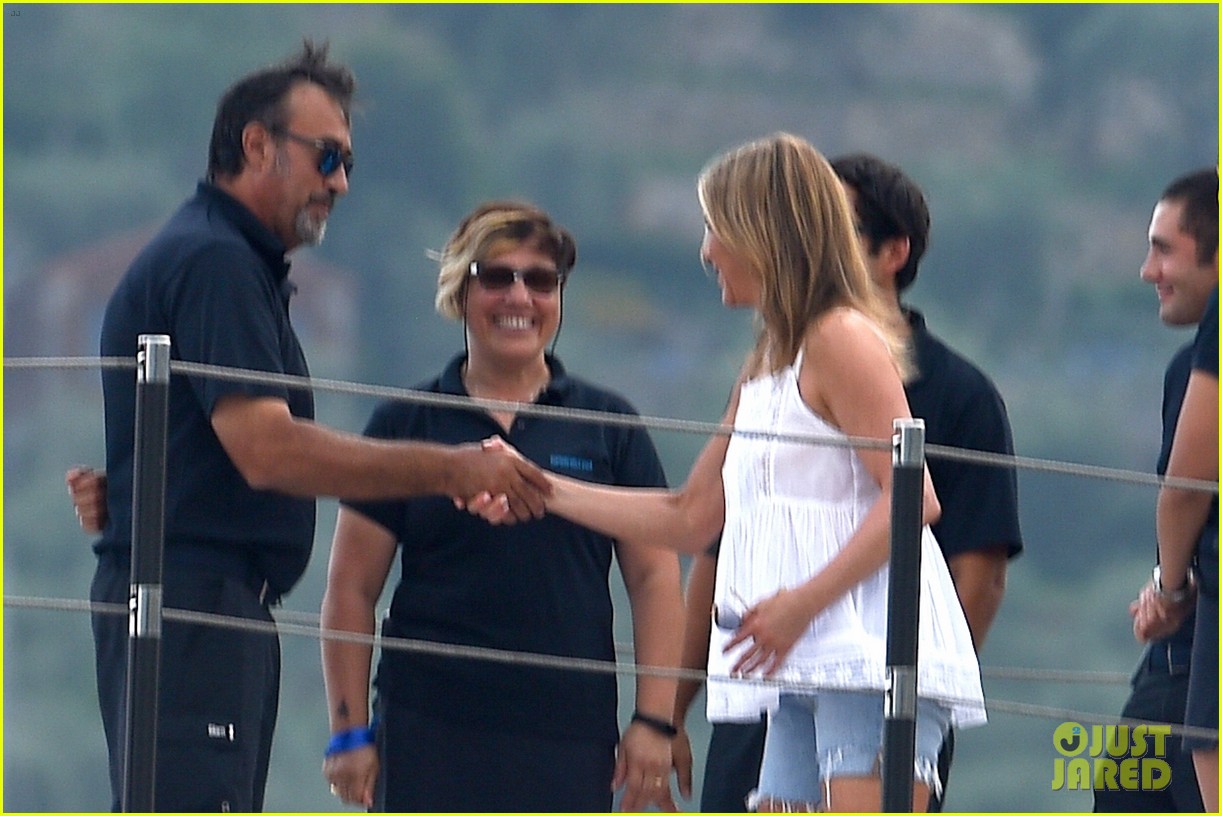 Jennifer Aniston, Adam Sandler, & Luke Evans Film 'Murder Mystery' On a