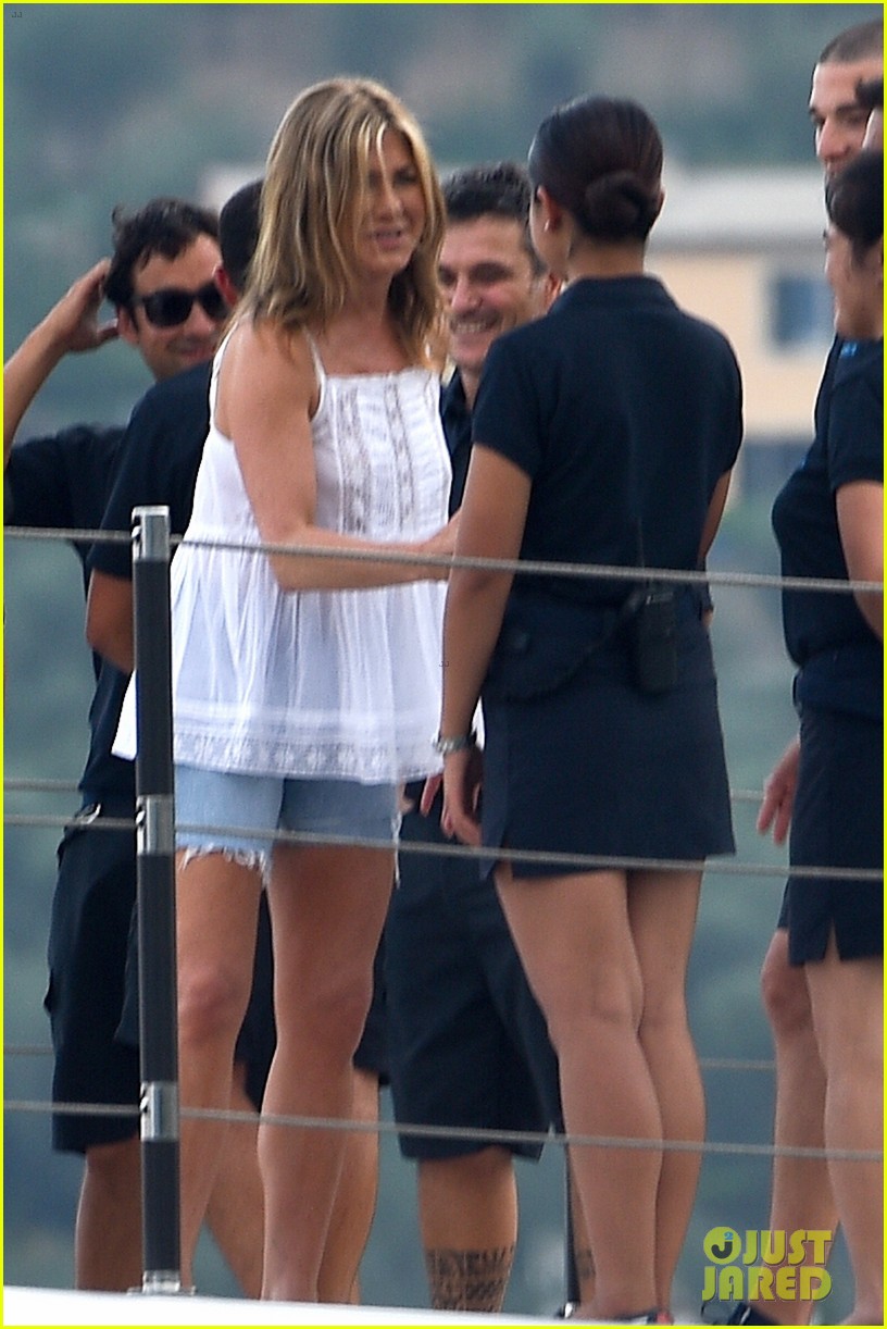 Jennifer Aniston, Adam Sandler, & Luke Evans Film 'Murder Mystery' On a