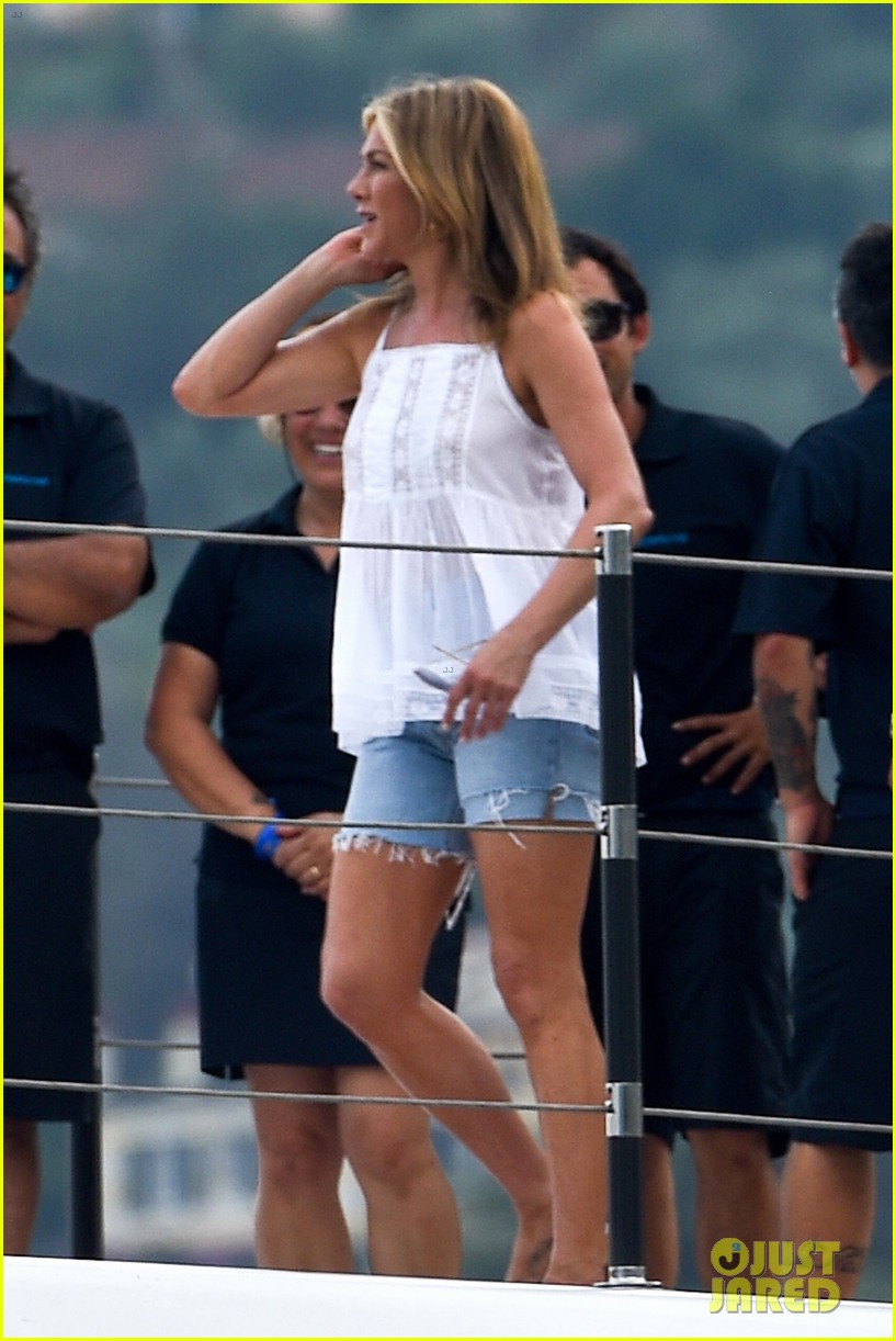 Jennifer Aniston, Adam Sandler, & Luke Evans Film 'Murder Mystery' On a