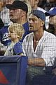 josh duhamel spends quality time with son axl at dodgers game 03