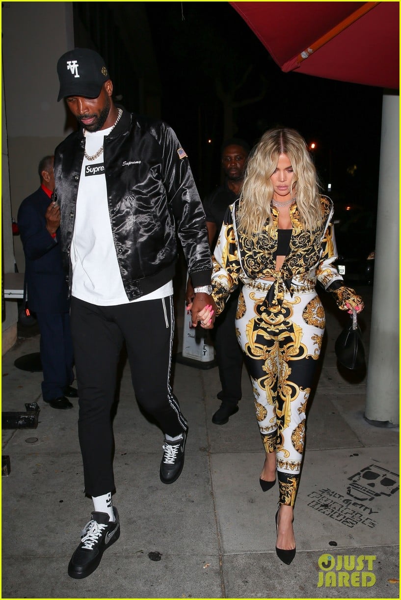 Khloe Kardashian Joins Tristan Thompson for Friday Dinner Date: Photo