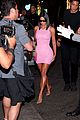 kim kardashian wears pink latex dress for red carpet outing 11