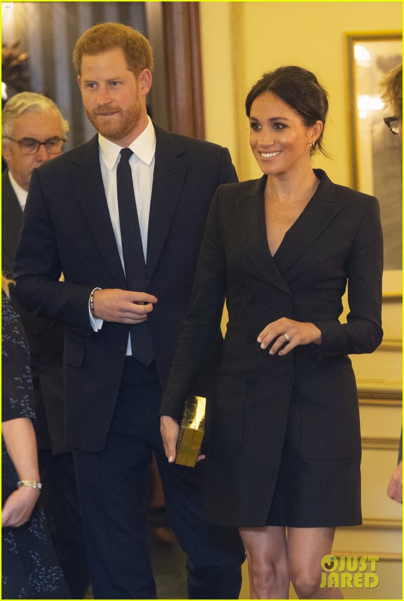 Prince Harry & Duchess Meghan Markle Meet LinManuel Miranda at