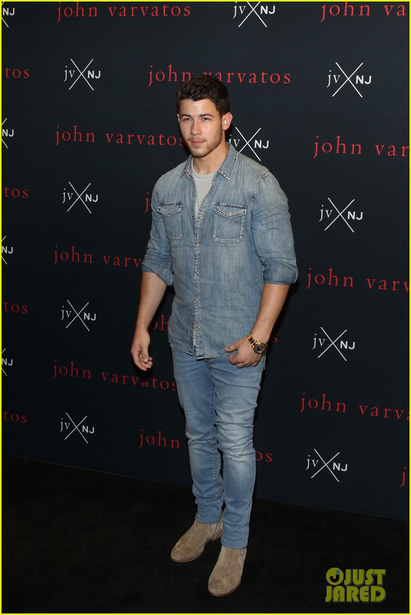 Nick Jonas Celebrates Launch of JVxNJ Fragrance With John Varvatos