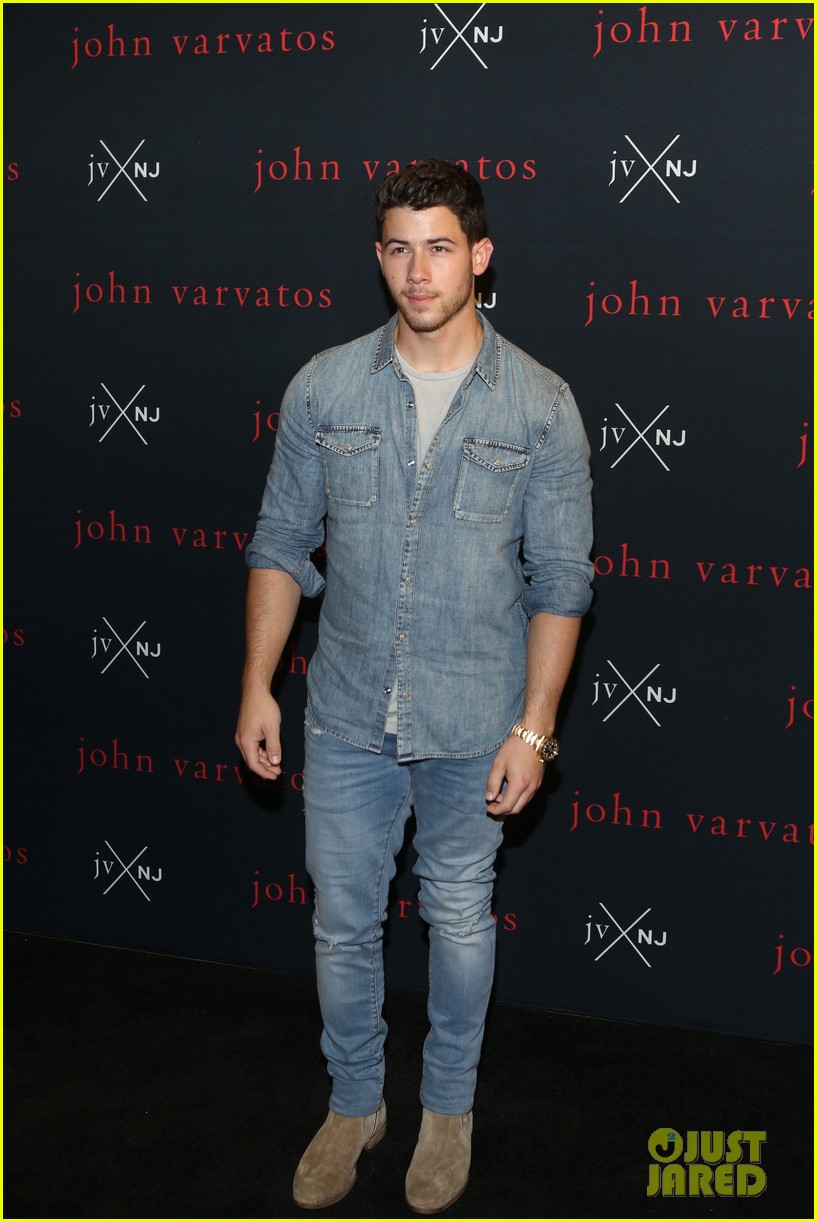 Nick Jonas Celebrates Launch of JVxNJ Fragrance With John Varvatos